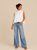 Camisa con lazada en la espalda de Quiérete Muxo, espalda abierta