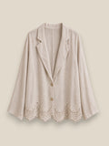 Blazer Oversize Lino 100% Natura