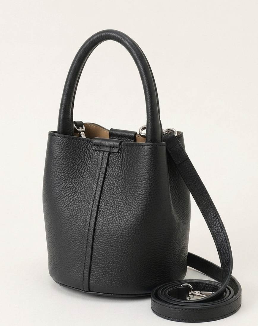 BOLSO BOMBONERA VALERIA NEGRO
